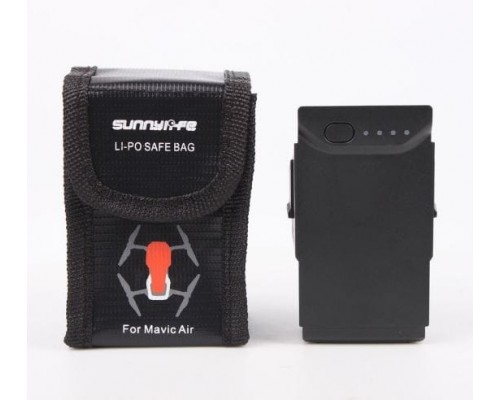 Огнеупорный сумка-чехол для аккумулятора квадрокоптера DJI Mavic Air (SunnyLife)