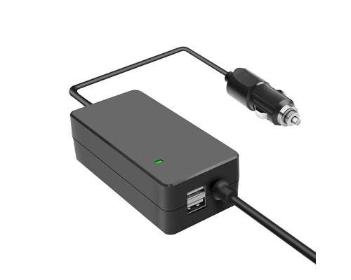Автомобильное зарядное устройство для 2 аккумуляторов и пульта DJI Mavic 2 повышенной мощности (2 USB) (YX)