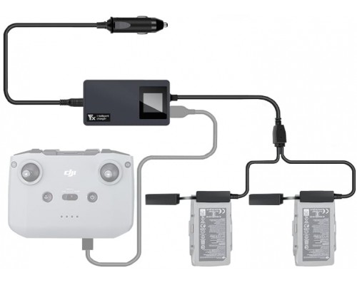 Автомобильное зарядное устройство DJI Mavic Air 2 / Air 2S (С дисплеем) (YX) Автомобильное зарядное устройство DJI Mavic Air 2 / Air 2S (С дисплеем) (YX)