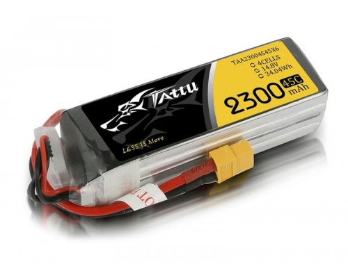 Аккумулятор Tattu 2300мАч 4S 45C LiPo (XT60) Аккумулятор Tattu 2300мАч 4S 45C LiPo (XT60)
