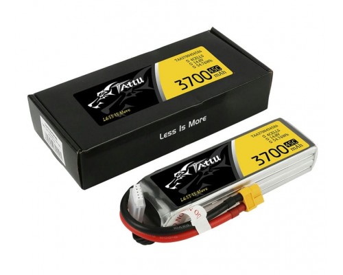 Аккумулятор Tattu 3700мАч 4S 45C LiPo (XT60) Аккумулятор Tattu 3700мАч 4S 45C LiPo (XT60)