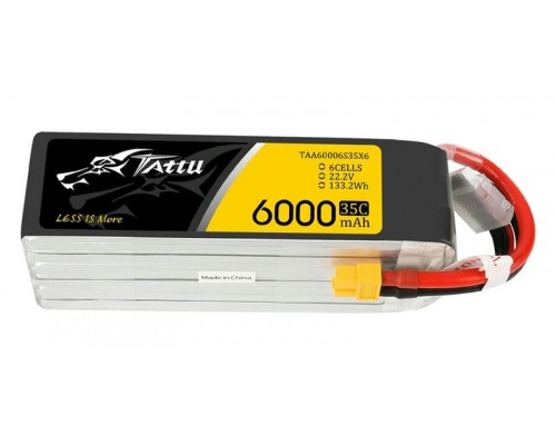 Аккумулятор Tattu 6000мАч 6S 35C LiPo (XT60) Аккумулятор Tattu 6000мАч 6S 35C LiPo (XT60)