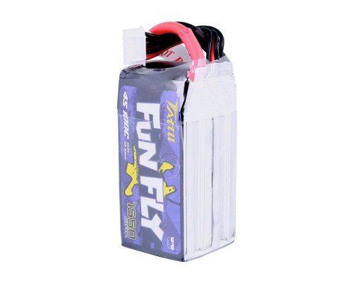 Аккумулятор Tattu FunFly 1550мАч 4S 100C LiPo (XT60) Аккумулятор Tattu FunFly 1550мАч 4S 100C LiPo (XT60)