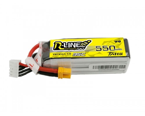 Аккумулятор Tattu R-Line 550мАч 4S 95C LiPo (XT30) Аккумулятор Tattu R-Line 550мАч 4S 95C LiPo (XT30)