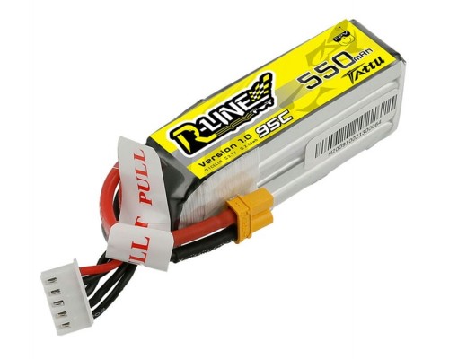 Аккумулятор Tattu R-Line 550мАч 4S 95C LiPo (XT30) Аккумулятор Tattu R-Line 550мАч 4S 95C LiPo (XT30)