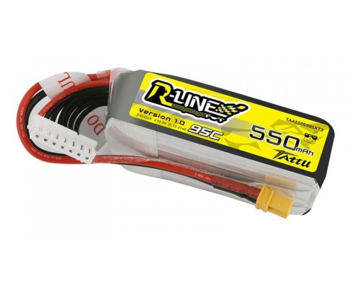 Аккумулятор Tattu R-Line 550мАч 6S 95C LiPo (XT30) Аккумулятор Tattu R-Line 550мАч 6S 95C LiPo (XT30)