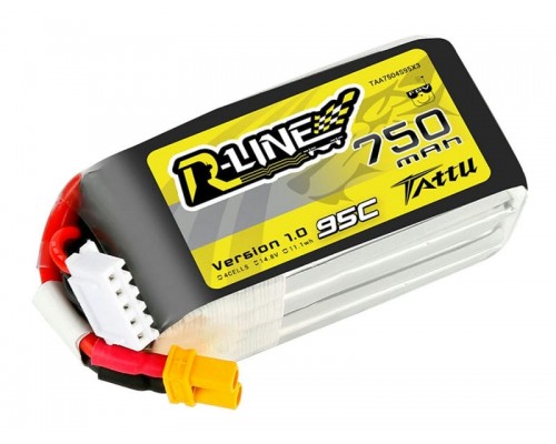 Аккумулятор Tattu R-Line 750мАч 4S 95C LiPo (XT30)