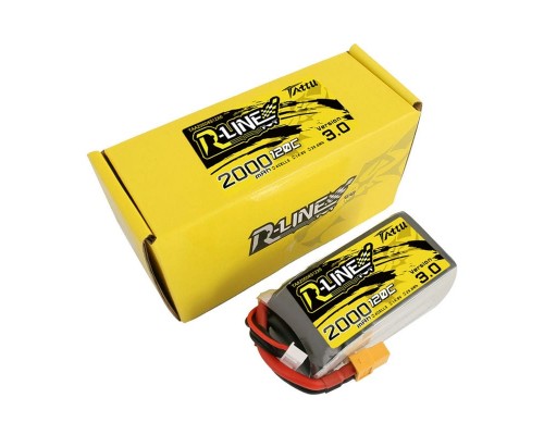 Аккумулятор Tattu R-Line V3.0 2000мАч 4S 120C LiPo (XT60) Аккумулятор Tattu R-Line V3.0 2000мАч 4S 120C LiPo (XT60)
