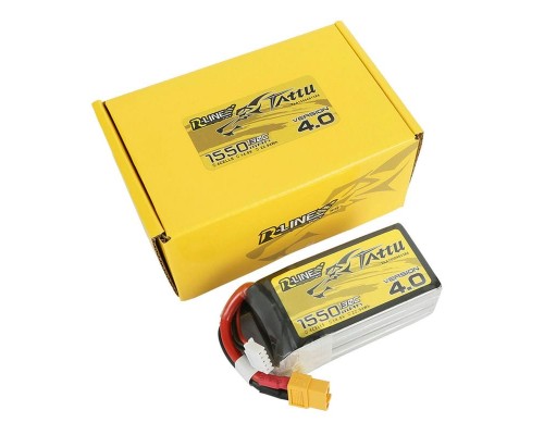 Аккумулятор Tattu R-Line V4.0 1550мАч 4S 130C LiPo (XT60) Аккумулятор Tattu R-Line V4.0 1550мАч 4S 130C LiPo (XT60)