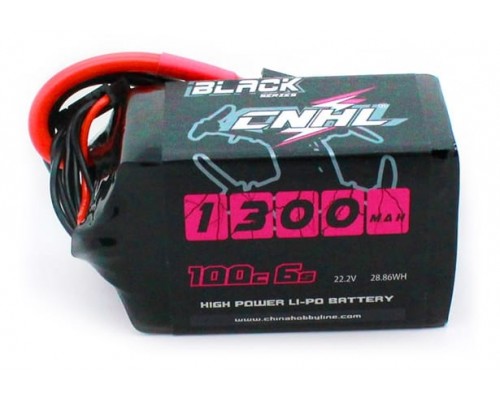 Аккумулятор CNHL Black Series 1300mAh 6S 100C LiPo (XT60) Аккумулятор CNHL Black Series 1300mAh 6S 100C LiPo (XT60)