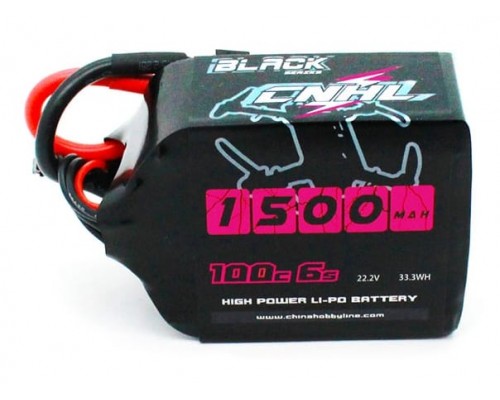 Аккумулятор CNHL Black Series 1500mAh 6S 100C LiPo (XT60) Аккумулятор CNHL Black Series 1500mAh 6S 100C LiPo (XT60)