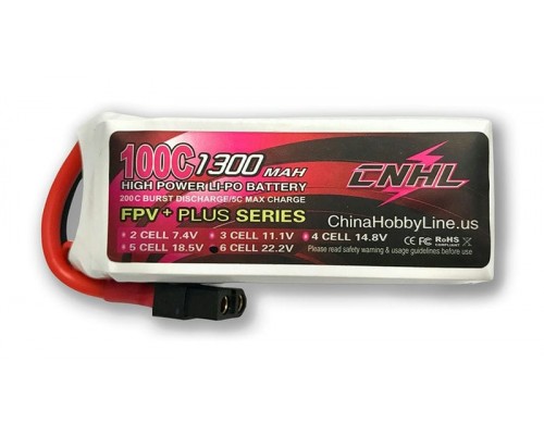 Аккумулятор CNHL G+Plus 1300мАч 6S 100C LiPo (XT60) Аккумулятор CNHL G+Plus 1300мАч 6S 100C LiPo (XT60)