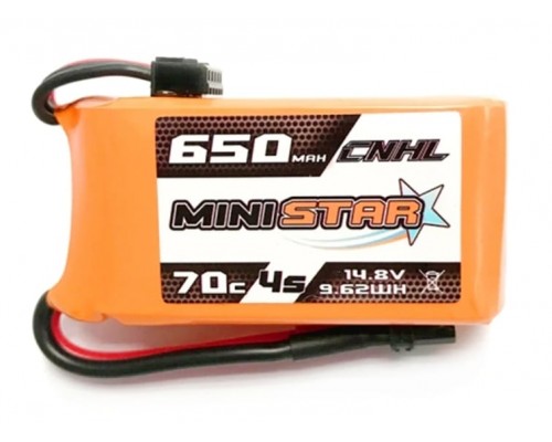 Аккумулятор CNHL Ministar 650мАч 4S 70C LiPo (XT30) Аккумулятор CNHL Ministar 650мАч 4S 70C LiPo (XT30)