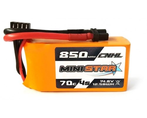 Аккумулятор CNHL Ministar 850мАч 4S 70C LiPo (XT30) Аккумулятор CNHL Ministar 850мАч 4S 70C LiPo (XT30)