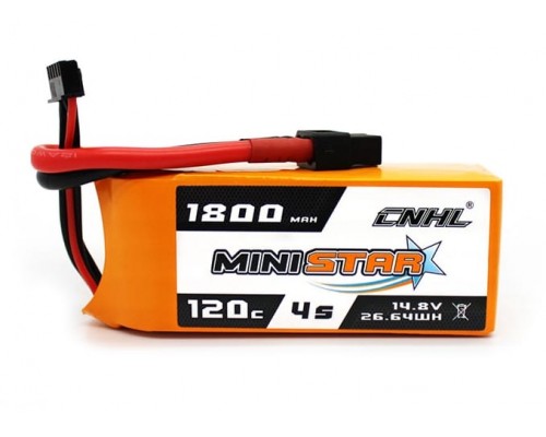 Аккумулятор CNHL Ministar 1800мАч 4S 120C LiPo (XT60) Аккумулятор CNHL Ministar 1800мАч 4S 120C LiPo (XT60)