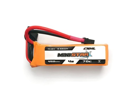Аккумулятор CNHL Ministar 450мАч 4S 70C LiPo (XT30) Аккумулятор CNHL Ministar 450мАч 4S 70C LiPo (XT30)