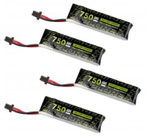 Аккумулятор Flywoo Explorer 750мАч 1S 80C LiHV (GNB27 V2) (4 шт.)