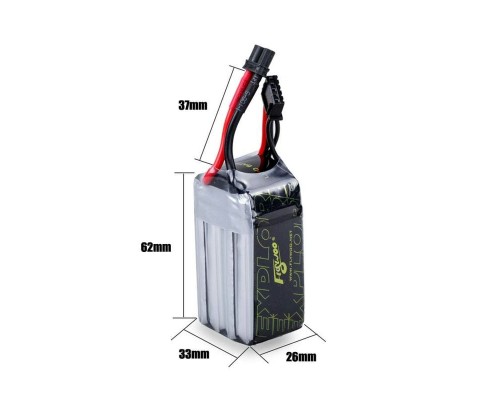 Аккумулятор Flywoo Explorer 900mAh 4S 80C LiHV (XT30) Аккумулятор Flywoo Explorer 900mAh 4S 80C LiHV (XT30)