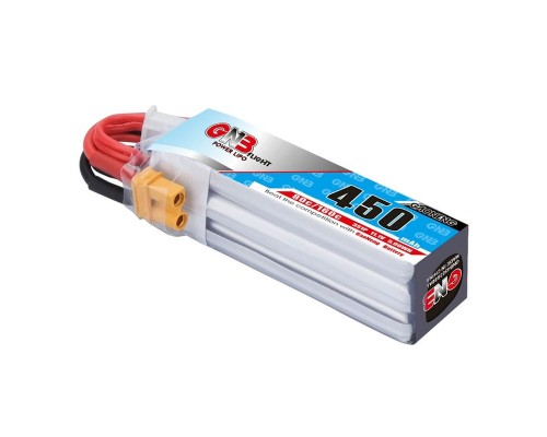 Аккумулятор GNB 450мАч 3S 80C LiPo (XT30) Аккумулятор GNB 450мАч 3S 80C LiPo (XT30)