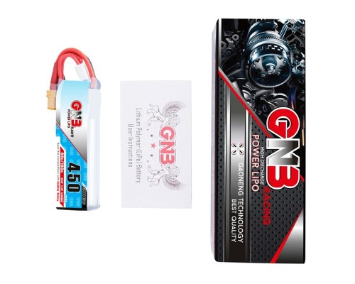 Аккумулятор GNB 450мАч 3S 80C LiPo (XT30) Аккумулятор GNB 450мАч 3S 80C LiPo (XT30)