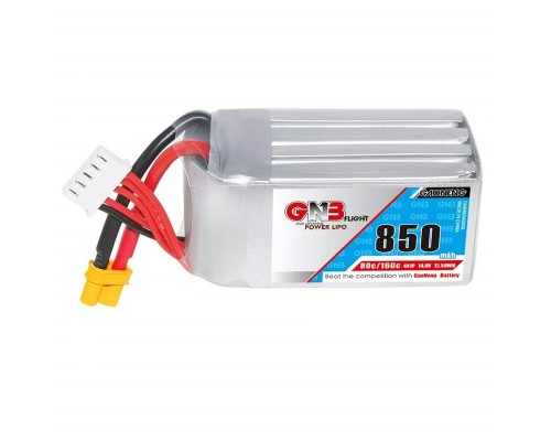 Аккумулятор GNB 850мАч 4S 80C LiPo (XT30) Аккумулятор GNB 850мАч 4S 80C LiPo (XT30)