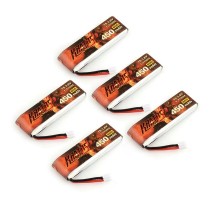 Аккумулятор HGLRC KRATOS 450мАч 1S 80C LiHV (PH2.0) (5 шт.)