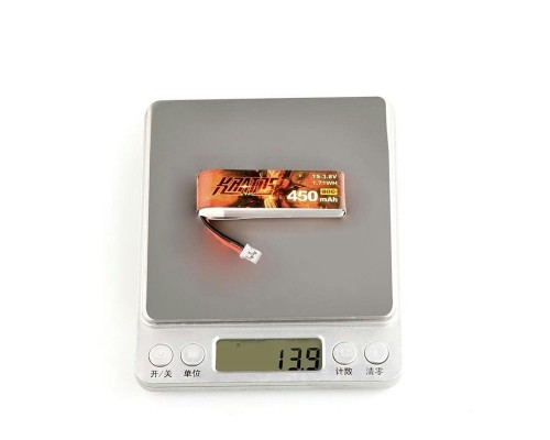 Аккумулятор HGLRC KRATOS 450мАч 1S 80C LiHV (PH2.0) (5 шт.) Аккумулятор HGLRC KRATOS 450мАч 1S 80C LiHV (PH2.0) (5 шт.)