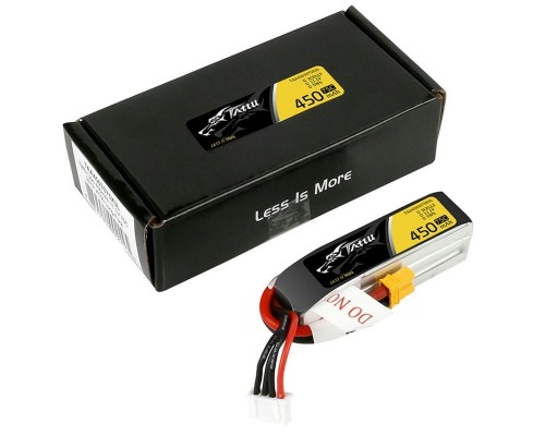 Аккумулятор Tattu 450мАч 3S 75C LiPo (Удлинённый) (XT30) Аккумулятор Tattu 450мАч 3S 75C LiPo (Удлинённый) (XT30)