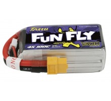 Аккумулятор Tattu FunFly 1300мАч 4S 100C LiPo (XT60)