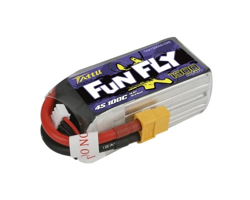 Аккумулятор Tattu FunFly 1300мАч 4S 100C LiPo (XT60)