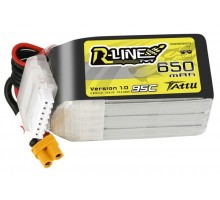 Аккумулятор Tattu R-Line V1.0 650мАч 6S 95C LiPo (XT30)