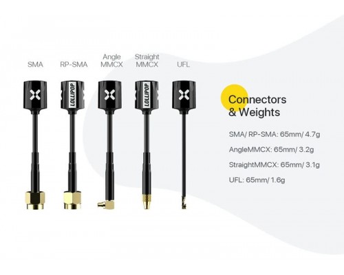 Антенна Foxeer Micro Lollipop 5,8 ГГц (LHCP / RHCP)