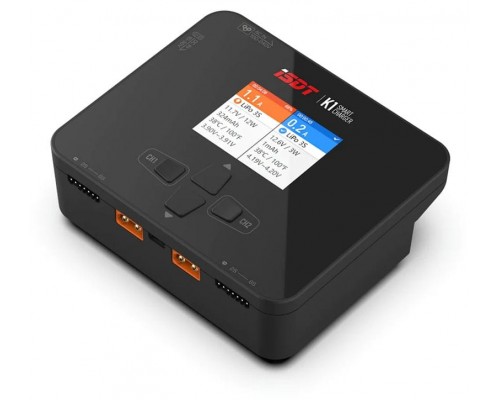 Зарядное устройство iSDT K1 AC 100Вт / DC 2x250Вт 10A Зарядное устройство iSDT K1 AC 100Вт / DC 2x250Вт 10A