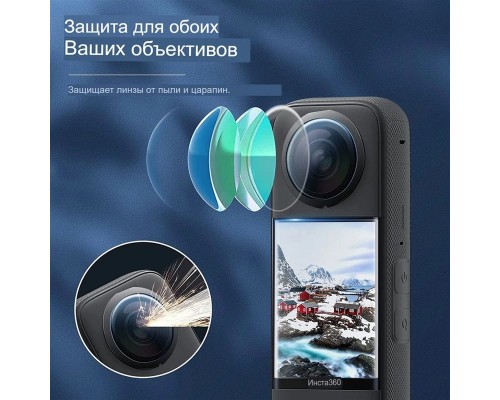 Защита дисплея / линз Insta360 X3 (CYNOVA)
