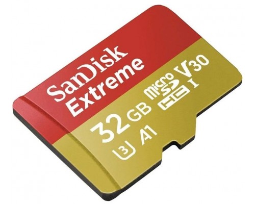 Карта памяти 32Gb SanDisk Extreme microSDHC Class 10 UHS-I U3 V30