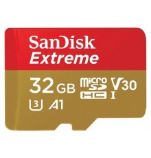 Карта памяти 32Gb SanDisk Extreme microSDHC Class 10 UHS-I U3 V30
