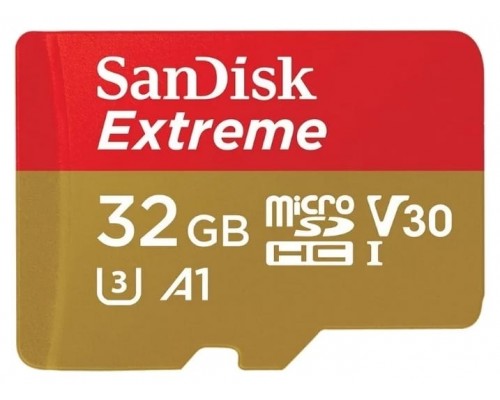 Карта памяти 32Gb SanDisk Extreme microSDHC Class 10 UHS-I U3 V30