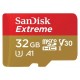 Карта памяти 32Gb SanDisk Extreme microSDHC Class 10 UHS-I U3 V30