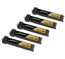 Аккумуляторы Tattu 300мАч 1S 75C LiHV (BT2.0) (5 шт.)