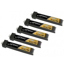 Аккумуляторы Tattu 300мАч 1S 75C LiHV (BT2.0) (5 шт.)