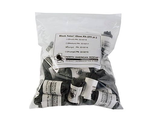 Нитриловые медицинские перчатки Black Talon North American Rescue Нитриловые медицинские перчатки Black Talon North American Rescue
