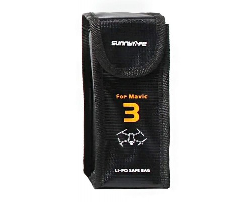 Огнеупорный чехол для одного аккумулятора DJI Mavic 3 (SunnyLife) Огнеупорный чехол для одного аккумулятора DJI Mavic 3 (SunnyLife)
