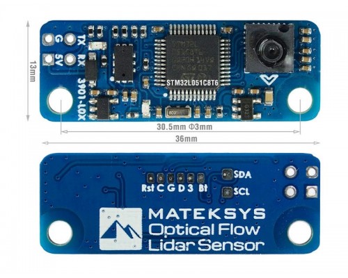 Оптический лазерный датчик MATEKSYS 3901-L0X Оптический лазерный датчик MATEKSYS 3901-L0X
