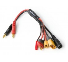 Переходник (4 мм Бананы) - XT60 / XT30 / DC5.5 / T-Plug / JST