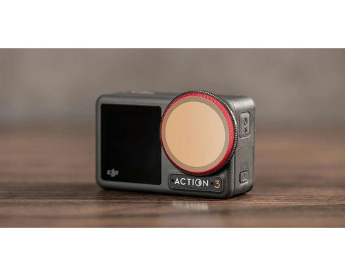 Поляризационный CPL фильтр DJI Osmo Action 3 (Professional) (PGYTECH P-32C-011) Поляризационный CPL фильтр DJI Osmo Action 3 (Professional) (PGYTECH P-32C-011)