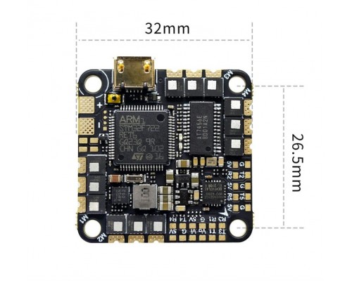 Полётный контроллер GEPRC GEP-45A-F722 AIO Полётный контроллер GEPRC GEP-45A-F722 AIO