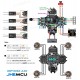 Полётный контроллер JHEMCU GSF405A AIO 1-2S 5A со встроенным приёмником ELRS
