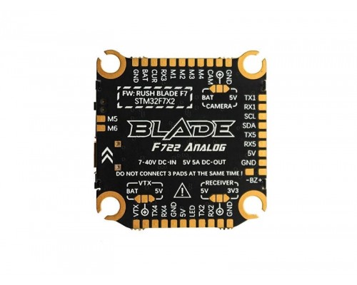 Полётный контроллер RUSHFPV Blade F722 Analog 30x30