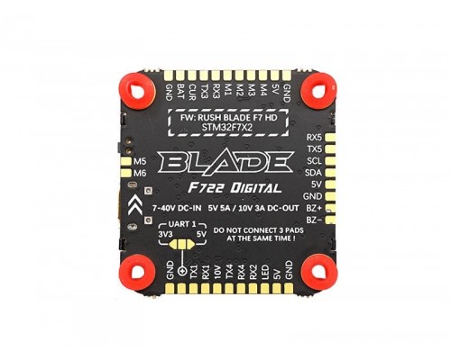 Полётный контроллер RUSH Blade F722 Digital 30x30 для DJI FPV Полётный контроллер RUSH Blade F722 Digital 30x30 для DJI FPV