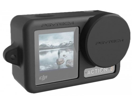 Силиконовый чехол DJI Osmo Action 3 (Чёрный) (PGYTECH P-32C-030)